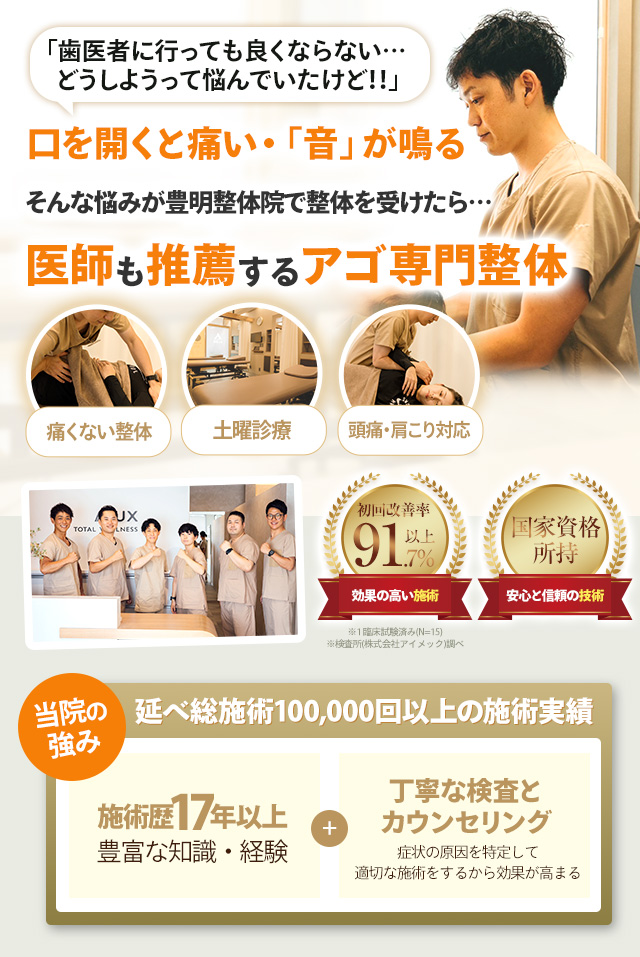 顎関節用ファーストビュー